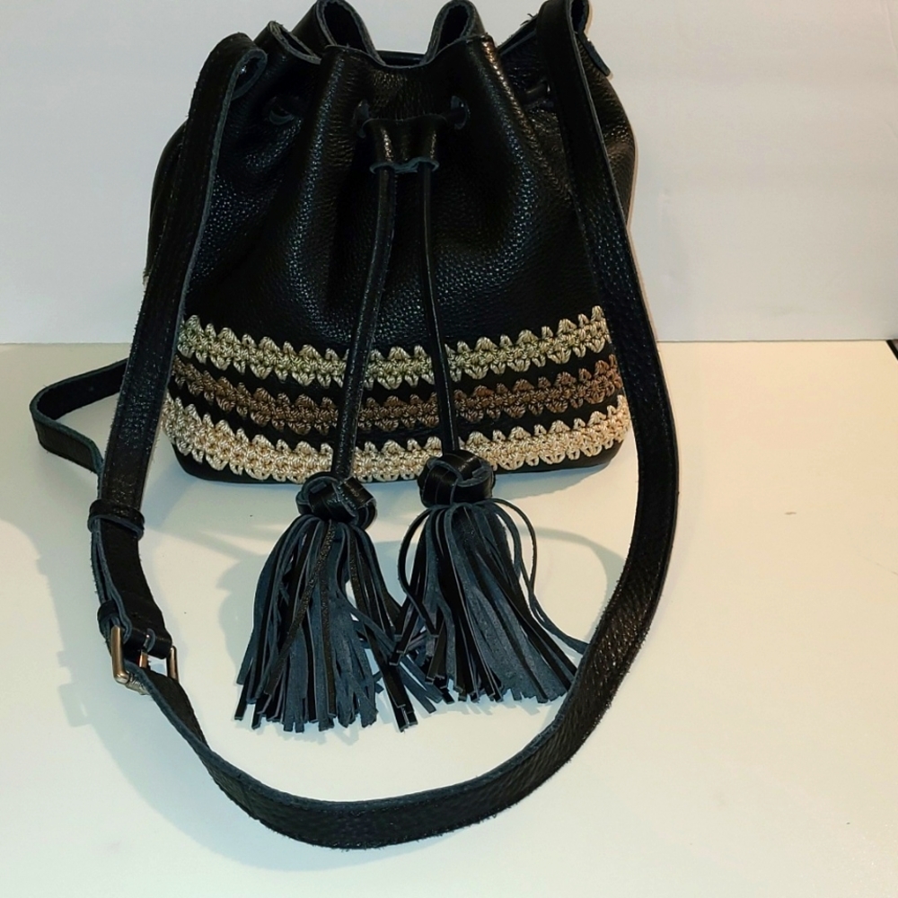 The Sak-----Seminyak Leather Drawstring Bag, LIMITED EDITION! ☆